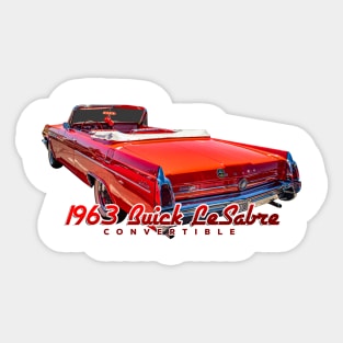 1963 Buick LeSabre Convertible Sticker